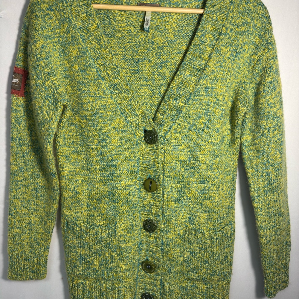 Matilda Jane Green and Yellow‎ Knit Cardigan